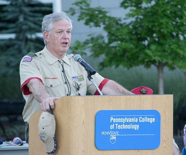William P. Carlucci, president of the Susquehanna Council, Boy Scouts of America ...