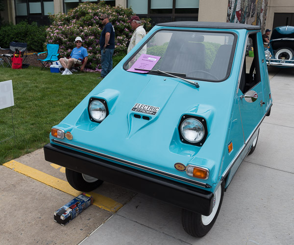 In a class by itself is a 1976 Citicar Electric hardtop, presented by Valerie Green, of Camp Hill.