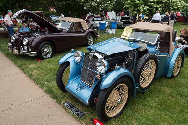 Wayne Appleton, of Waitsfield, Vt., brought his 1932 MG FI Magna roadster, hoping for a First Grand National award.