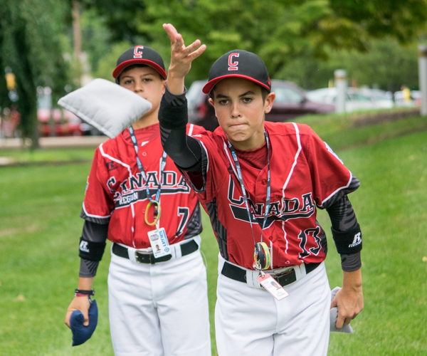 Canada teammates from Hastings Community Little League in Vancouver, British Columbia, prove that 