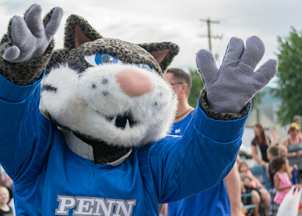 Who's our favorite mascot anywhere? It's you-know-who, hands down ... and paws up!