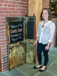 Penn College student Alexandra M. Lehman, who is pursuing a bachelor’s degree in business administration: sport and event management concentration, spent her summer working alongside the event management team at Rusty Rail Brewing Co. in Mifflinburg.