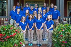 Presidential Student Ambassadors for the 2016-17 academic year at Penn College are, first row (from left): Alexandra M. Lehman, Dianna R. Weaver, Kayla M. Jackson and Morgan N. Keyser. Second row (from left): Bryan M. Behm, Lindsey A. King, Michelle D. Kachick and Erin N. Shaffer. Third row (from left): David M. Zlotnicki, Semeon R. DeBarros, Alexander R. Wetzel, Cassandra D. Henderson, Kelsey L. McKenrick and Logan M. Tubiello. Fourth row (from left): Efrem K. Foster, Josiah D. Stoltzfus, Garrett D. Corneliussen, Ryan Monteleone and Jonathan R. Hendrickson.