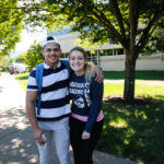 Among the participating members of Ivy R. Avery's First Year Experience class are Jonathan Mendez-Avecedo, an exercise science student from Allentown, and Erika R. Cowan, a pre-dental hygiene major from Warren.