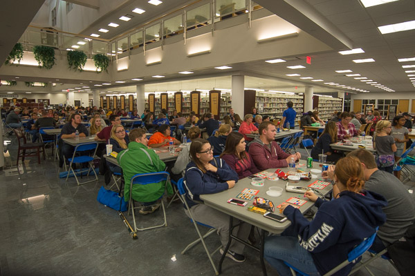Bingo players fill Madigan Library's first floor with one question: Will fortune be in the cards?