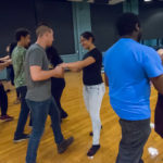 Emboldened by practice, students confidently step out.