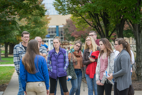 Getting the student perspective on a campus tour