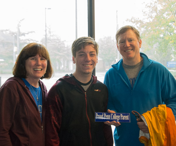 Debbie and Paul Miller traveled from Bergen County, N.J., to visit with son Timothy J., a first-year student in the residential builder major.