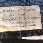 ... "created with love" in memory of Chester D. Schuman, a 34-year employee of the college ...