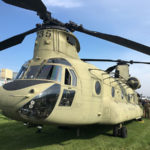 With its tandem rotor and heavy-lifting ability, the CH-47 cuts an imposing figure.