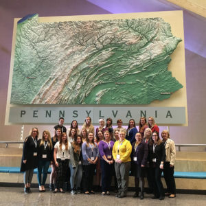 Female students and faculty from Penn College demonstrated their commitment to technology at the recent College to Careers: Women in Technology Conference in Harrisburg.
