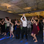 The Mountain Laurel Room makes a seamless transition into a dance floor.