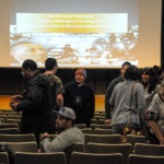 ... an exercise that was repeated that evening in the Klump Academic Center Auditorium. Washington also urged attendees to sit with an erstwhile stranger for the remainder of the program, busting through comfort zones into an area of mutual acceptance.