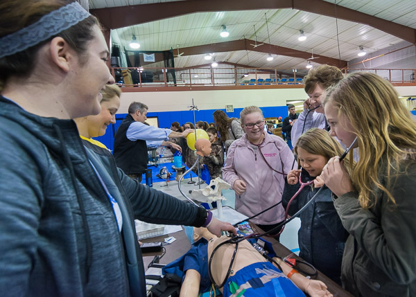 Penn College's student nurses share the power of hands-on healing.