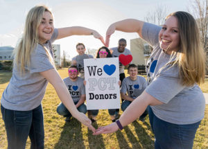 Student development assistants share a message of indebtedness to benefactors' generosity.