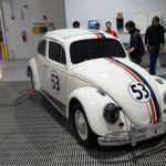 "Herbie" gets a bath in the College Avenue Labs wash bay ...