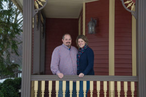 As winners of the sixth annual Alumni Sweethearts contest at Penn College, Robert and Megan (Miller) Brightbill enjoyed an overnight stay in the college’s Victorian House and dinner in Le Jeune Chef Restaurant.