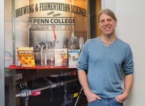 Acclaimed brewmaster Timothy L. Yarrington, of Elk Creek Café + Ale Works in Millheim, will serve as an instructor for the new brewing and fermentation science major launching this fall at Penn College.
