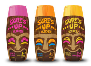 Among honorees at the annual Flux Student Design Competition was Ainsley R. Bennett's "Surf's Up Kids Shampoo" packaging design.