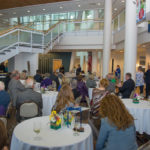 The SASC lobby offers a lovely setting for celebration.
