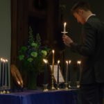 Solemnity blends with satisfaction