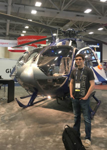 Zachary D. Reese, an aviation maintenance technology major from Littlestown, will attend a factory training school with his Helicopter Association International scholarship.