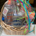 ... while Financial Operations contributed a coffee-themed gift basket.