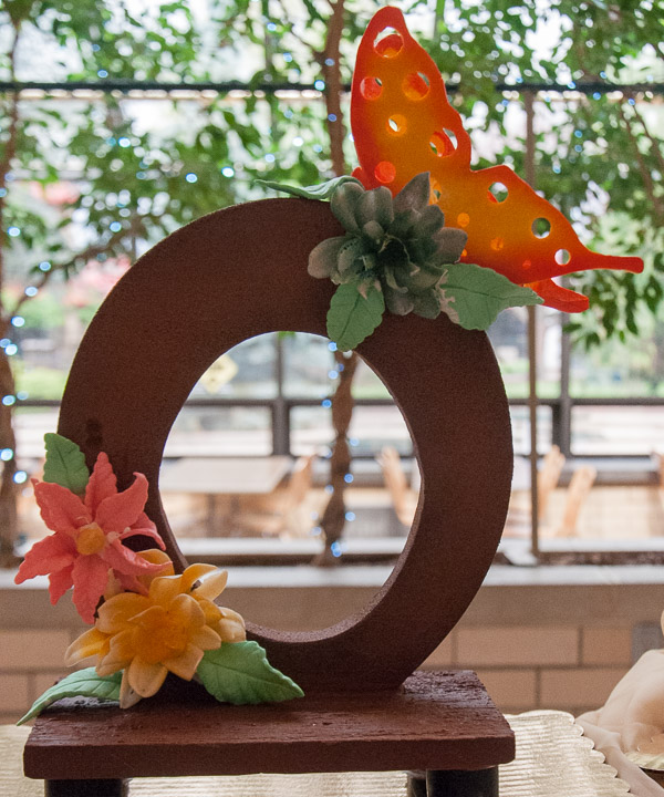 A chocolate sculpture by Santaella