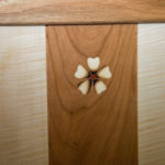 ... and this attractively positioned floral inlay.