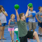 ... for that joyously obvious camp favorite: dodgeball!