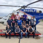 Health Sciences students traveled to Williamsport Regional Airport, where one of Geisinger's Life Flight helicopters was being serviced.