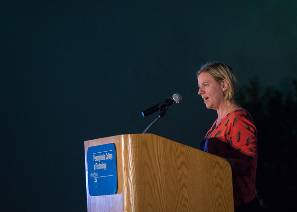 Strickland provides audience members with a snapshot of the world in 1999, the year many of them were born.