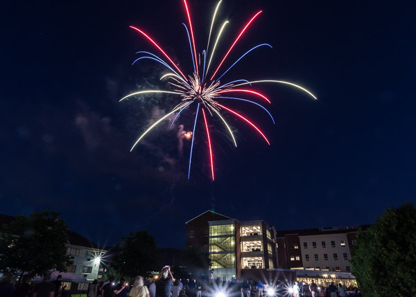 ... an explosive finale to convocation and a preface to the rest of the night's entertainment.