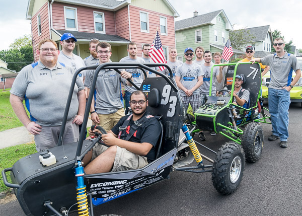 Penn College’s Baja SAE team finds city streets less challenging than the mud and dust they experienced during two impressive Midwest competitions in recent months.