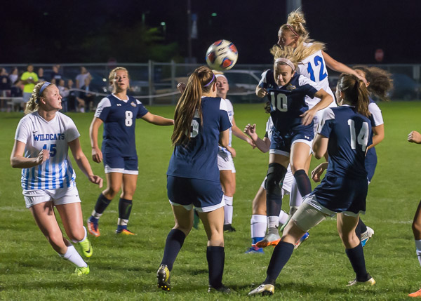A spinning header by Christina Webber (12), who also assisted a goal