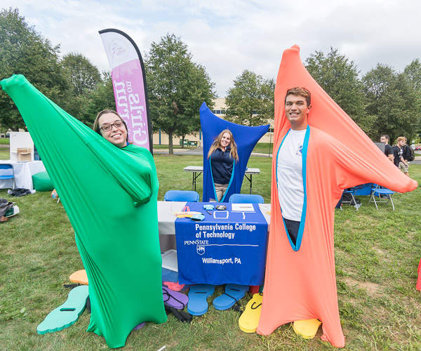 The Occupational Therapy Assistant Club finds a strikingly visual way to increase awareness of its campus presence.