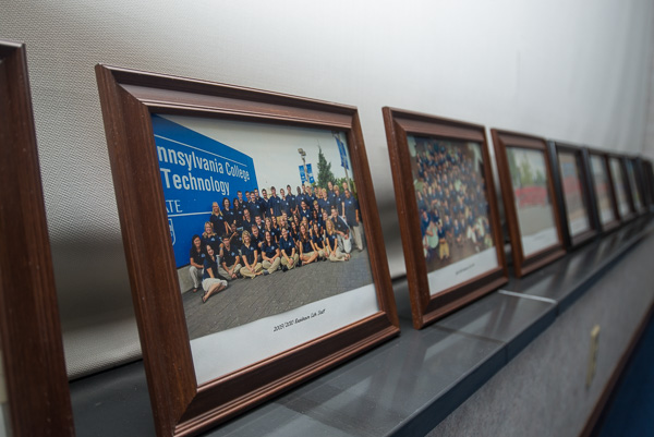 Frames of reference: A lineup of group photos takes former RAs back to their proud Penn College days.