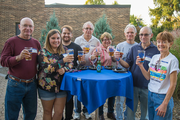 The Cunningham family – steeped in college tradition as alumni, employees and scholarship donors – celebrates Oktoberfest.