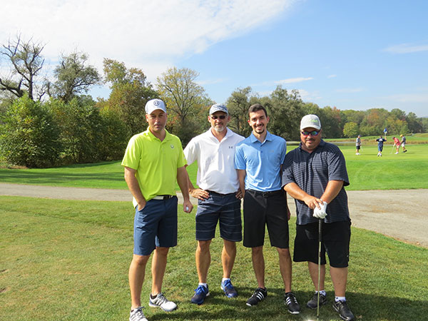 The winning foursome: Kash Bartlow, Kevin Bartlow, Kohltin Bartlow and Jeff Sheaffer.