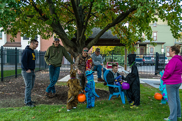 Village residents continue a tradition of providing a safe, family-friendly environment for trick-or-treaters.