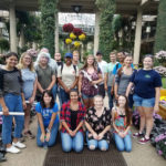 Classmates pause in the midst of their inspiring journey.