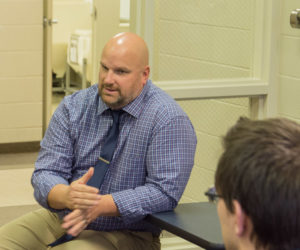 Penn College athletics director John D. Vandevere, who was joined by a panel of coaches and student-athletes, discusses the impact of NCAA Division III sports on the student body.
