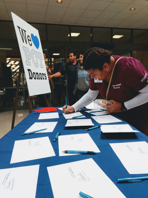 ... where grateful students put their appreciation in writing.