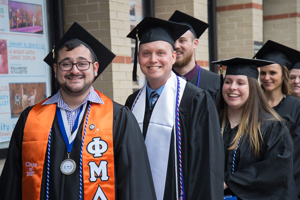 Nursing grad Duncan Rodriguez (left) is among those making their way to the big event.