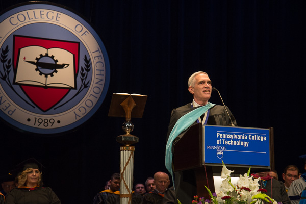 Mather spoke about how students (“grasshoppers”) make their teachers (“masters”) better, noting that his selection as Master Teacher is a reflection of his students' inspiration and encouragement.