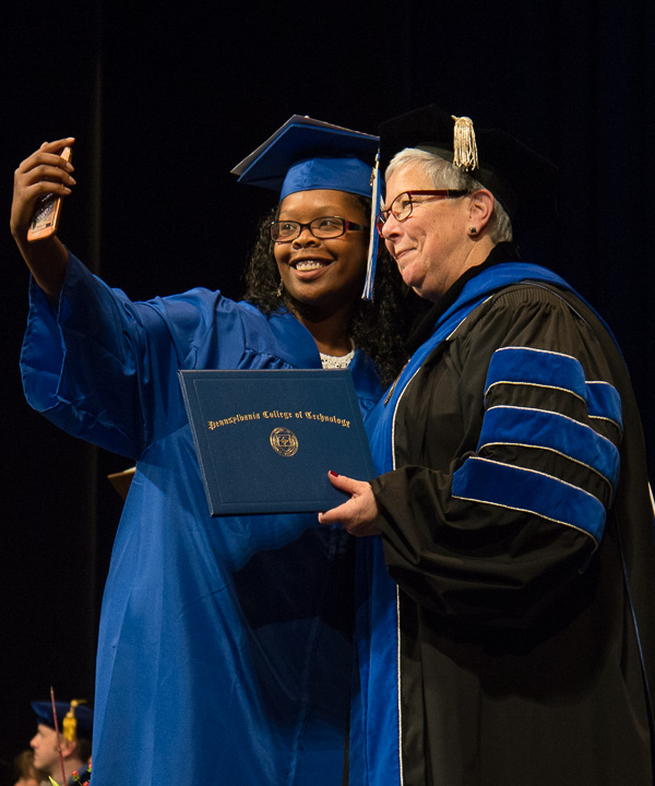 A selfie-made moment