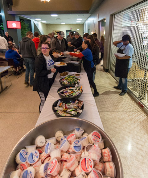 Hundreds flock to the Keystone Dining Room for one of the college's most-anticipated happenings.