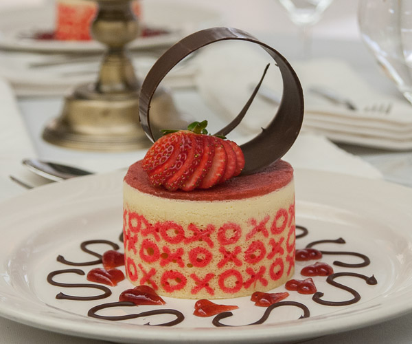Amber A. Kreitzer, of Port Trevorton, received honorable mention in Classical and Specialty Dessert Presentation for a white chocolate mousse with jaconde, topped with a strawberry gelee, dark chocolate curl and fresh strawberry.