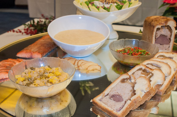 The second-place Advanced Garde Manger entry was prepared by Alyssa L. Casler, of Barnesville, and Kiesha M. Sheffer, of Eldred.