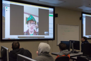 Fittingly clad in Sherwood Forest green, developer Andrew Schneider pays a virtual visit this month to a gaming lab in the Breuder Advanced Technology & Health Sciences Center.
